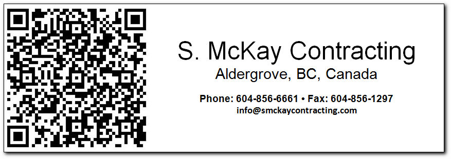 sMcKayQR - S. McKay Contracting